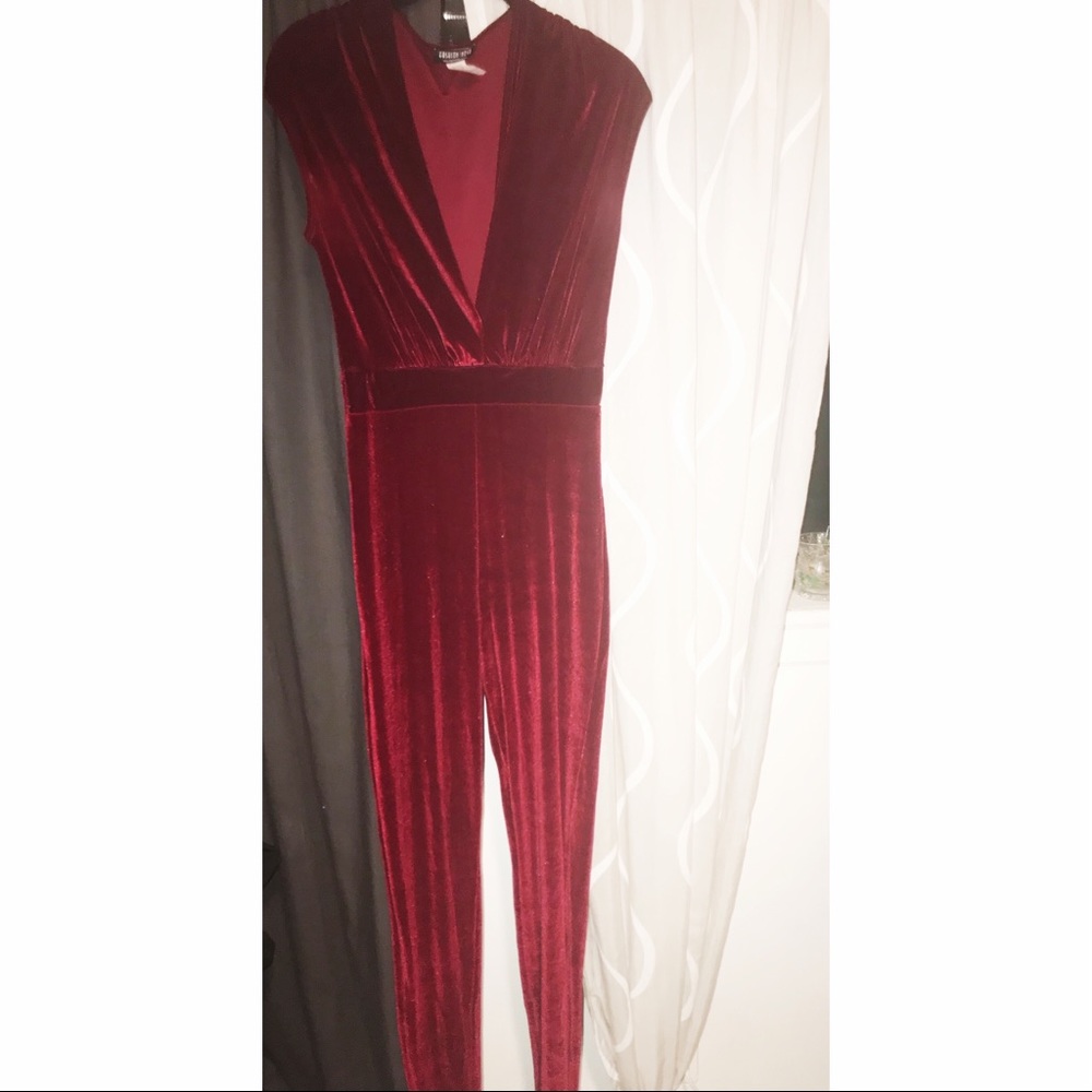 Velvet jumpsuit